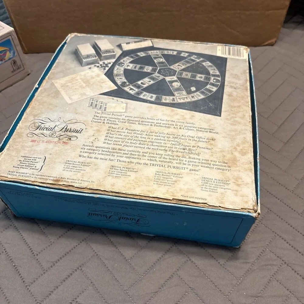 Trivial Pursuit Master Game Young Players Edition 1984 Vintage